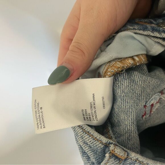 BDG Urban Outfitters Slim Straight Distressed Ripped 26 Jeans - Picture 10 of 13